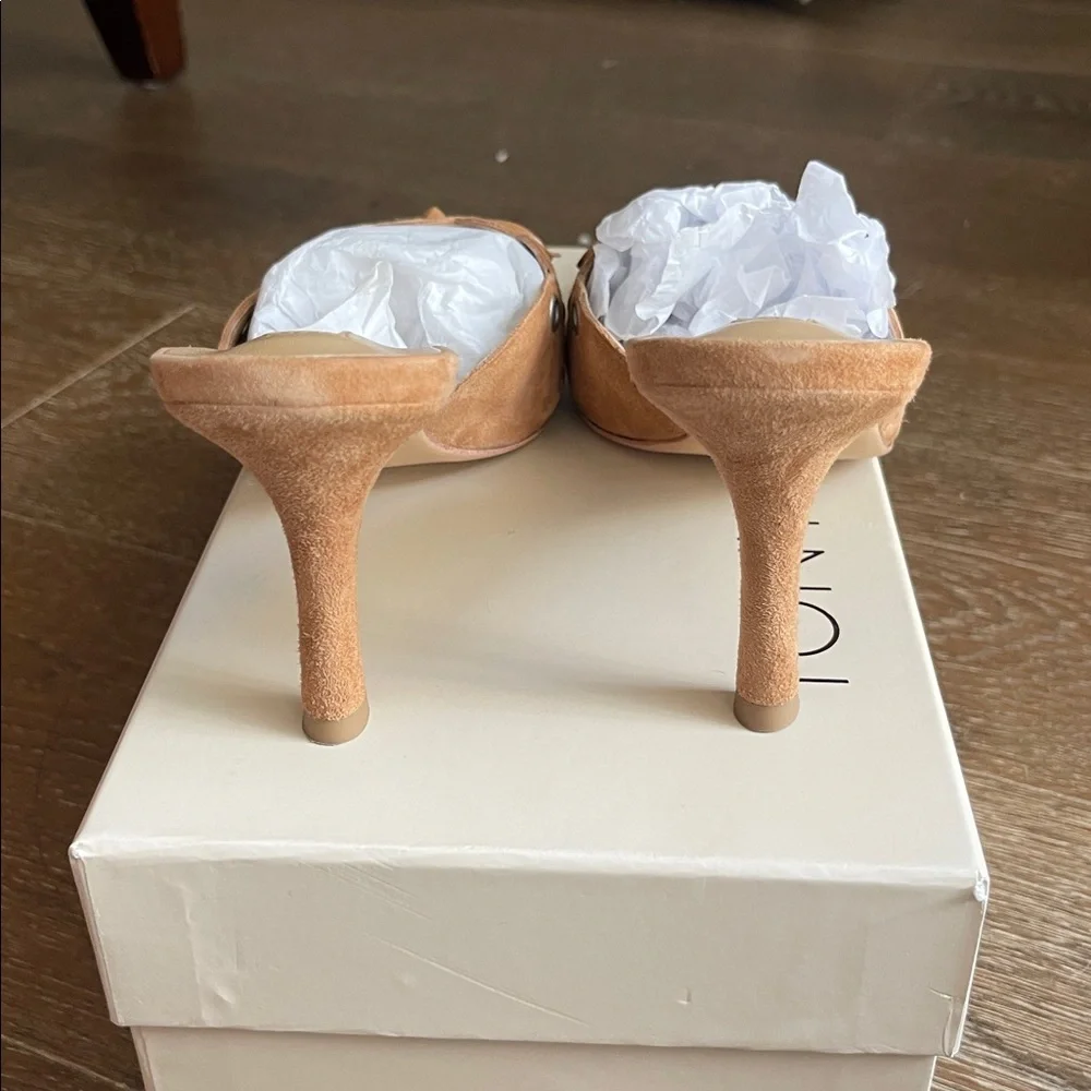 Tony Bianco Shae Mule Butterscotch Suede Size 9 - Picture 5 of 11
